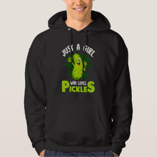 Just A Girl Who Loves Pickles  Pickle  Women パーカ