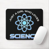 Just A Girl Who Loves Science マウスパッド (マウス)