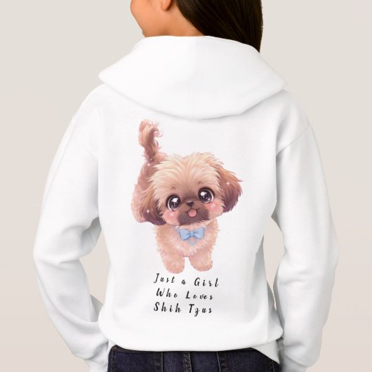 Just a Girl Who Loves Shih Tzus Dog Lover (裏面)