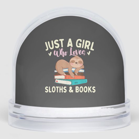 Just A Girl Who Loves Sloths & Books - Bookworm Re (正面)