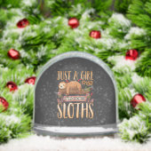 Just A Girl Who Loves Sloths Cute Sloth T-Shirt (クリスマス)