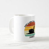 Just a girl who loves snails コーヒーマグカップ (正面左)