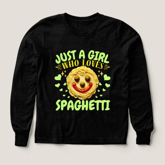 just a girl who loves spaghetti design (デザイン正面)