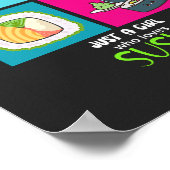 Just a girl who loves Sushi    ポスター (角)