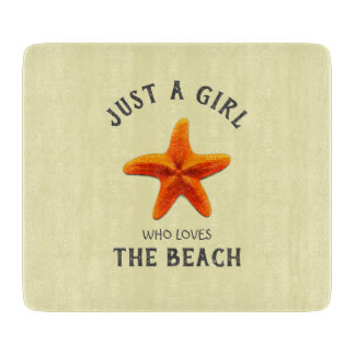 Just a girl who loves Theビーチ カッティングボード