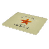 Just a girl who loves Theビーチ カッティングボード (角)