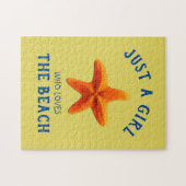 Just a girl who loves Theビーチ ジグソーパズル (横)