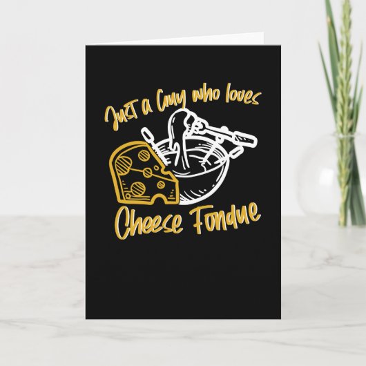 Just A Guy Cheese Fondue Guy Cheese カード (正面)