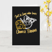Just A Guy Cheese Fondue Guy Cheese カード (黄色い花)
