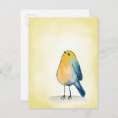 Just a happy little bird ポストカード (正面/裏面)