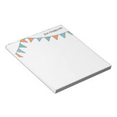 Just a Happy Note Minimalist Garlandメモ帳 ノートパッド (アングル)