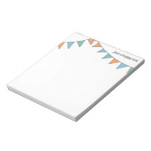 Just a Happy Note Minimalist Garlandメモ帳 ノートパッド (回転)