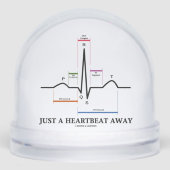 Just A Heartbeat Away Electrocardiogram EKG Humor (正面)