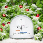 Just A Heartbeat Away Electrocardiogram EKG Humor (クリスマス)