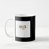 Just A Jolly Cute Goose Funny Merry Goosemas Chris コーヒーマグカップ (左)