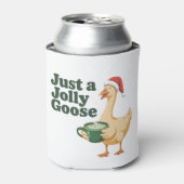 Just a Jolly Goose Christmas Bird Lovers  缶クーラー (缶正面)