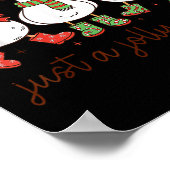 Just A Jolly Goose -christmas Goose - Merry Goosma ポスター (角)