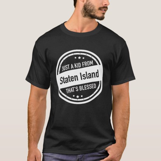 Just a Kid From Staten Island New York Tシャツ (正面)