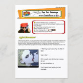 ‘Just a Kiss’ Painting on a Small-Scale Print  招待状 (裏面)