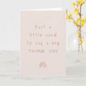 Just a Little Card to say a Big Thank You カード (黄色い花)
