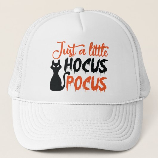 Just A Little Hocus Pocus Halloween キャップ (正面)