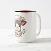 Just A Little Moody cow baby name ツートーンマグカップ (正面右)