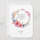 Just A Little NoteヴァージンMary追加文字カード (裏面)