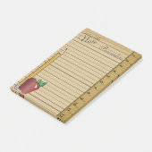 Just a Little Noteヴィンテージ |先生 ポストイット (アングル)