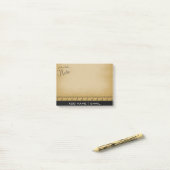 Just a Little Note -ヴィンテージスタイル | 学校 ポストイット (デスク上)