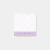 Just A Little Note Lilac Bow Watermark ポストイット (正面)