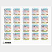 「Just a Little Sticker」スロース昼寝 スクエアシール (シート)