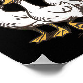 Just A Love Goose Funny Goose Happy Valentine’s Da ポスター (角)