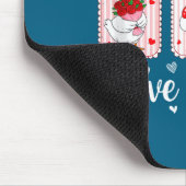 Just A Love Goose Funny Valentine Cute Goose For W マウスパッド (コーナー)