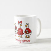 Just a Lovely Goose Cute Goose Coffee Mug コーヒーマグカップ (正面右)