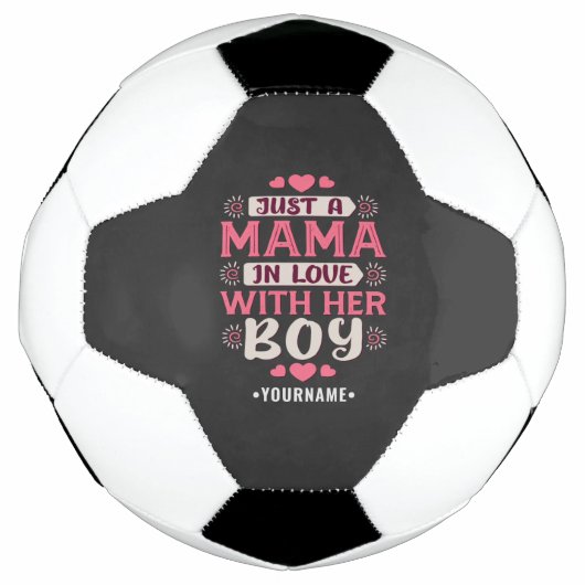 Just a Mama in love with Her Boy サッカーボール (正面)