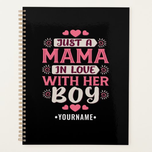 Just a Mama in love with Her Boy プランナー手帳 (正面)