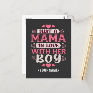 Just a Mama in love with Her Boy ポストカード
