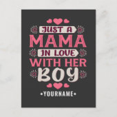 Just a Mama in love with Her Boy ポストカード (正面)