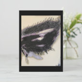 ‘Just a Memory’ Painting on a Small-Scale Print  招待状 (スタンド正面)