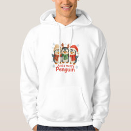 Just a Merry Penguin Christmas Hoodie パーカ
