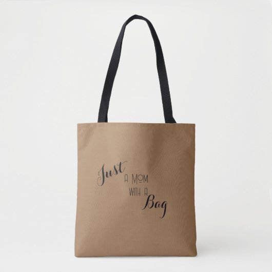 Just a mom Tote Bag トートバッグ (正面)