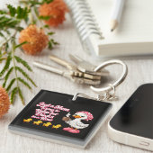 Just a mom trying to keep her ducks in a row キーホルダー (正面右)