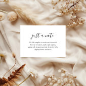 Just a Noteベビーシャワー エンクロージャーカード
