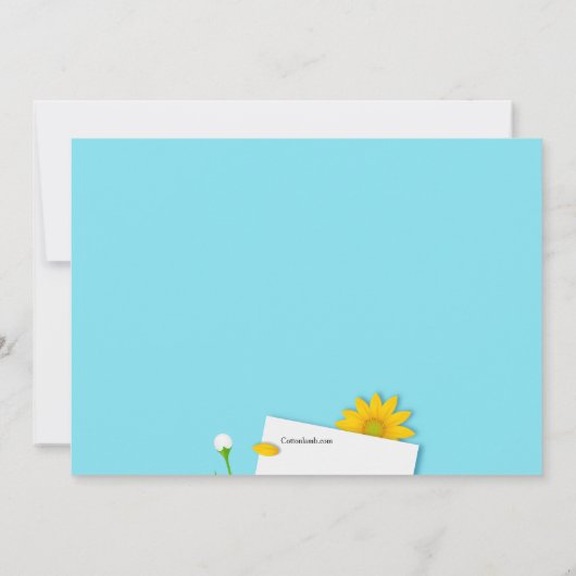 Just a Note Card 招待状 (裏面)