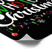 Just A Nurse Who Loves Christmas Rn Nursing Christ ポスター (角)