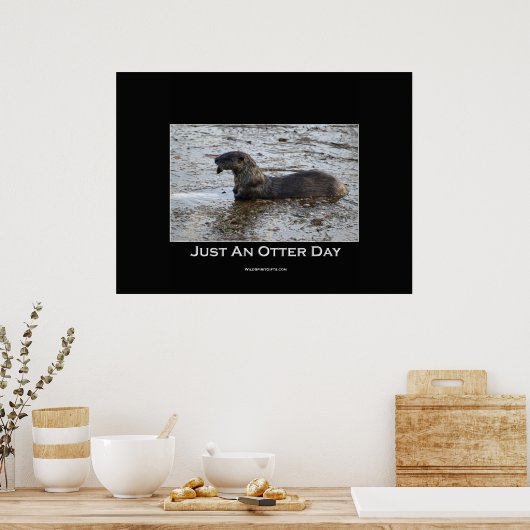 「Just a Otter Day」ポスター ポスター (キッチン)