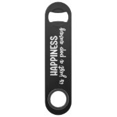 Just a Pop Away Beer Steel Bottle Opener スピード栓抜き (裏面)