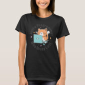 Just a programmer who loves cats and computers Cod Tシャツ (正面)