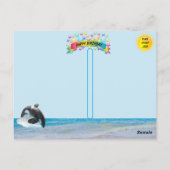 Just a Really Silly Sea Life Birthday Postcard ポストカード (裏面)