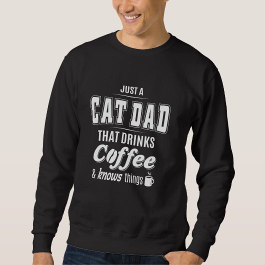 Just A Receptionist Funny Coffee Drinker Lover Gif スウェットシャツ (正面)